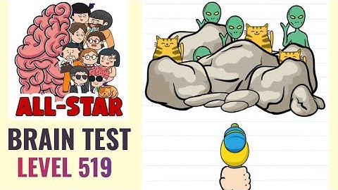 Brain Test All Star Level 519 | Stop the alien invasion! | Walkthrough