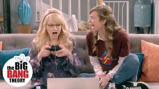 Bernadette Gets Verbally Abusive Video Game Coaching | The Big Bang Theory