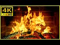 Super Relaxing Fireplace Sounds 10 HOURS 🔥🔥 4K UHD Cozy Fireplace &amp; Crackling Fire with Burning Logs