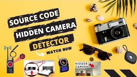 How to Create Hidden Camera Detector Apps Demystified |Building a Spy Camera Detector App #spy