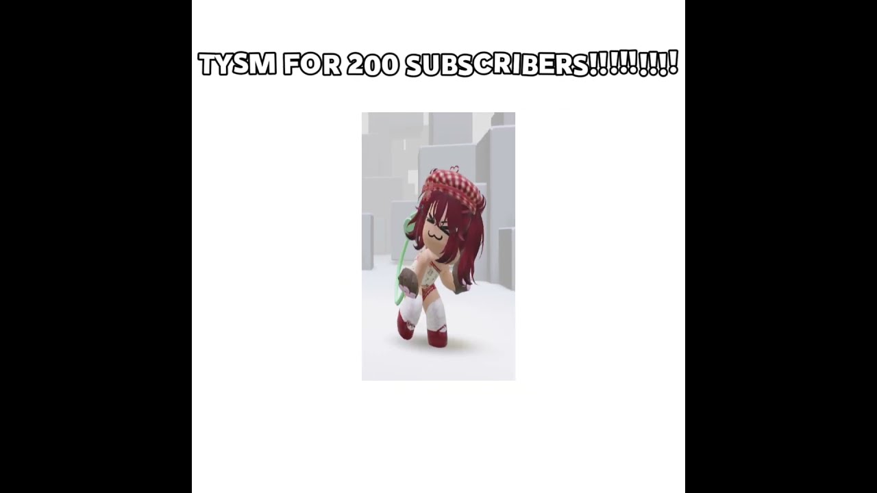 TYSM FOR 200 SUBSCRIBERS IM SO HAPPY Check Description 