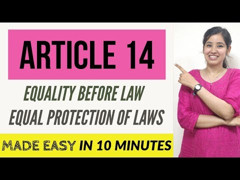 Article 14 Fundamental Right Indian Constitution | With Case Laws | 14