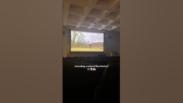 Playing my Short Film at the Film Festival