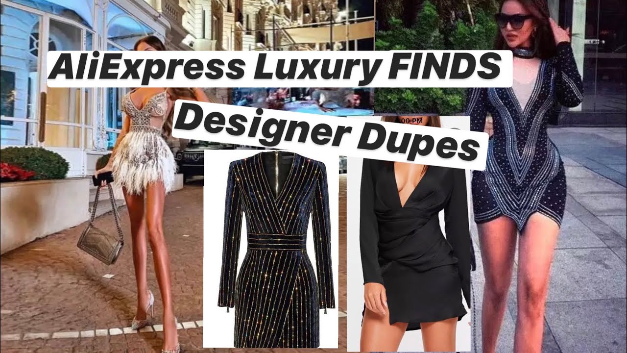 AliEXPRESS Luxury Finds | AliEXPRESS Designer Dupes | Clubbing Outfits | Wish prom dresses ...