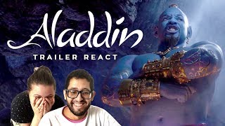 AGORA O GÊNIO TÁ MARAVILHOSO?!! 🧞 | Trailer React Aladdin AGORA O GÊNIO TÁ MARAVILHOSO?!! 🧞 | Trailer React Aladdin