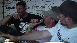 rap.de TV fast live @splash 2010 Interview mit Blumentopf