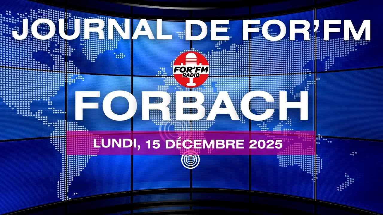 Présentation du 1er journal de FOR'FM, 15-12-2025