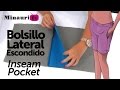 🧵Cómo hacer un bolsillo lateral escondido, fácil, rápido y con patrón gratis ( Hidden side pocket )