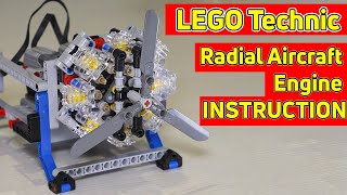 [MOC] Lego Technic - Building Radial Aircraft Engine - INSTRUCTION
