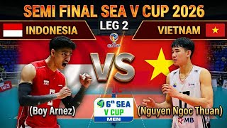 FULL MATCH INDONESIA 🆚️ VIETNAM // SEMI FINAL SEA V CUP 2026 Leg 2 INDONESIA