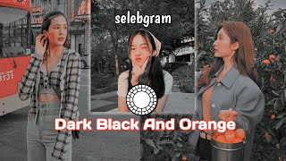 Tutorial edit foto selebgram di VSCO full pack || Dark Black And Orange || 2020 screenshot 1