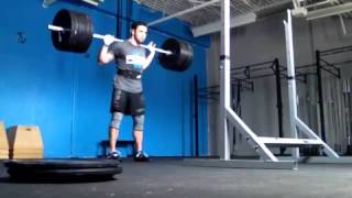 315# BTN split jerk