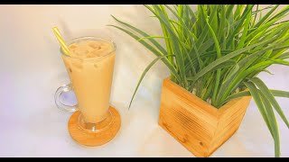 how to make vanilla iced latte -كيفية عمل ايس لاتيه الفانيلا بطريقة سهلة