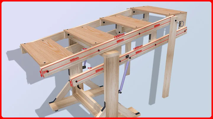 Amazing woodworking skills Transforming storage shelf workbench Handyman hacks