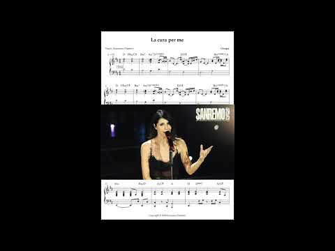 La cura per me (spartito pianoforte) - Giorgia