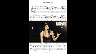 La cura per me (spartito pianoforte) - Giorgia