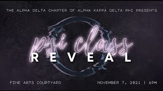 Psi Class Reveal Fall 2021