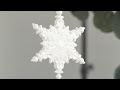 DIY Christmas Decorations: Snowflake Ornament with IOD Moulds and Resin