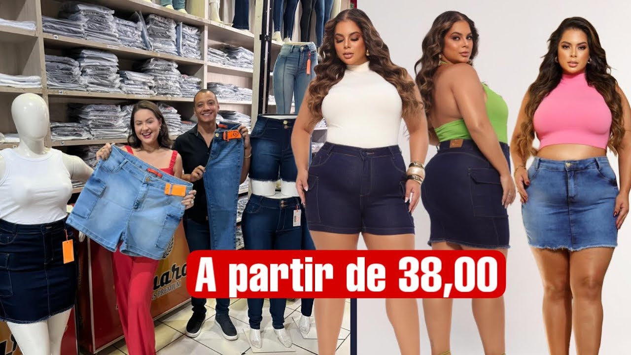 😱Jeans plus size Premium LINDOS E BARATOS EM GOIÂNIA- SUPER OPORTUNIDADE😍