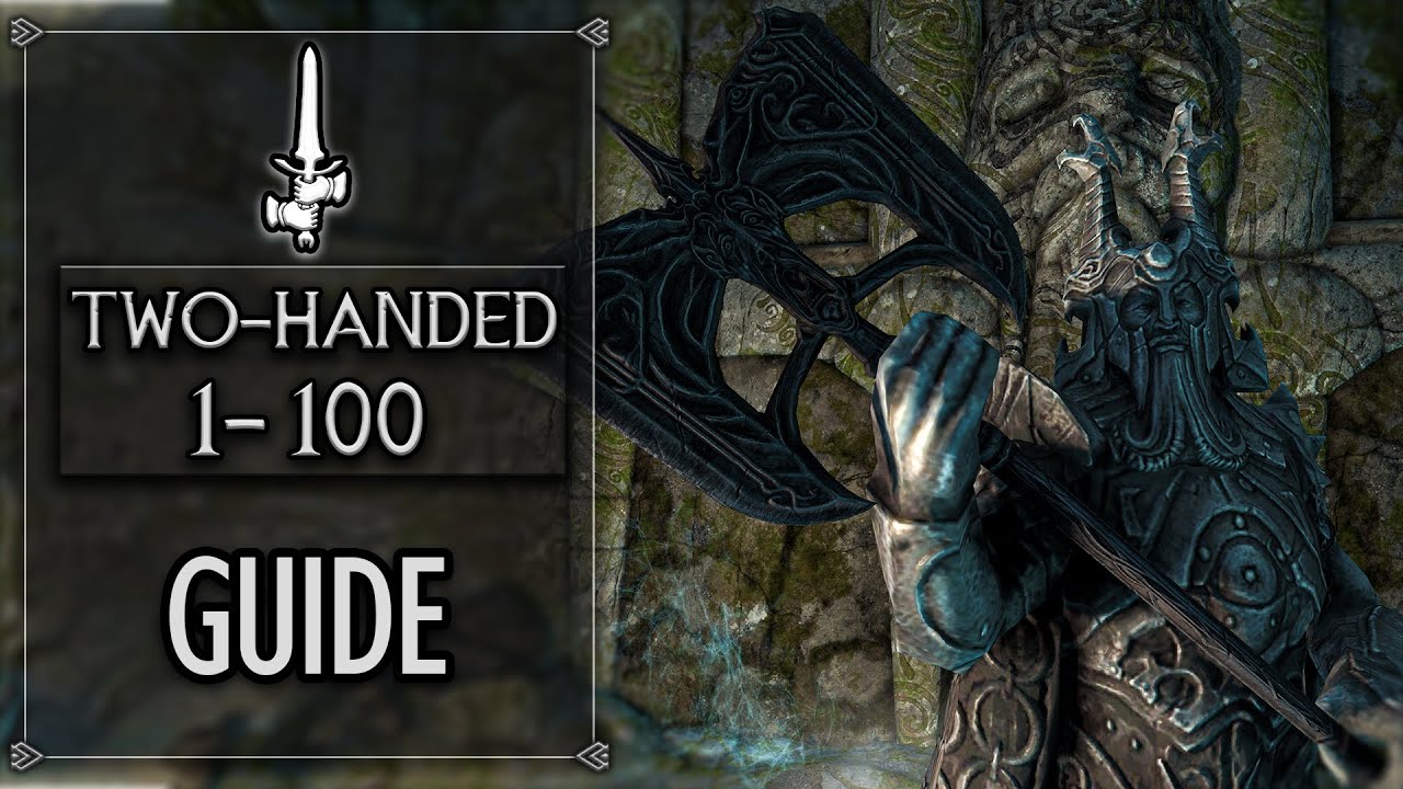 Skyrim — БЫСТРО ПОДНИМИТЕ ДО 100 УРОВНЯ ДВУХРУСТНОГО ОРУЖИЯ 2024