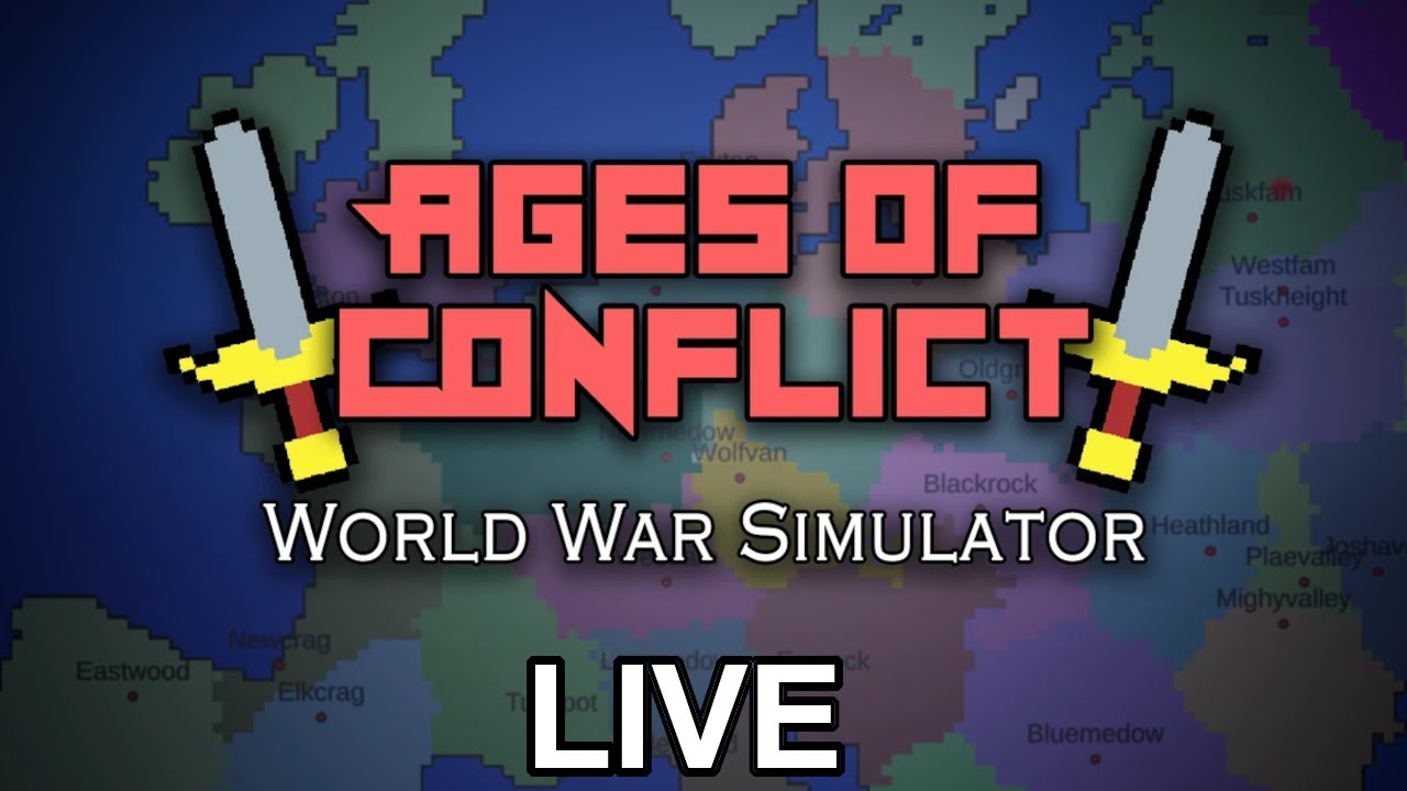 Ages of Conflict World War Simulator Battle Royale With Viewers