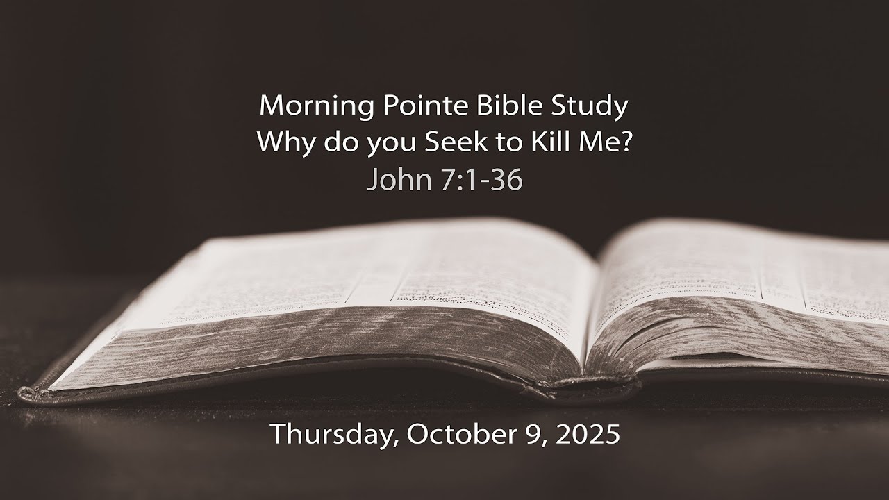 Why Do You Seek to Kill Me?: John 7:1-36 - YouTube
