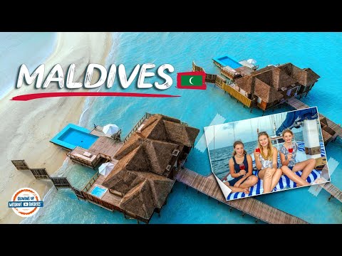 MALDIVES Most Luxurious Resort 🇲🇻 Overwater Bungalow Maldives Travel Guide |197 Countries, 3 Kids