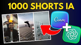 Créer 1000 Youtube Short En 10 Minutes (ChatGPT + Canva)