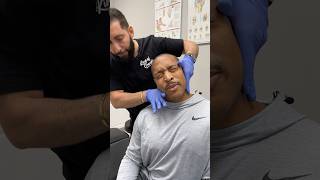 Firefighter injured his back 😳 Check out his amazing chiropractic session #chiropractor
