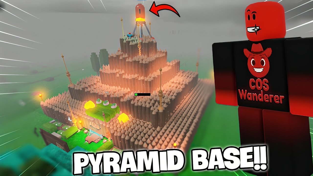 ​I Built the Ultimate Pyramid Base in 99 Nights in the Forest