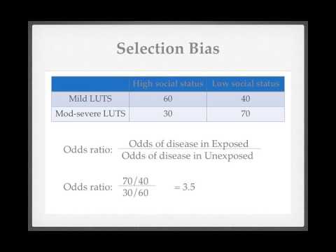 Medical Statistics Ix Bias Relative Risk And Odds Ratio Youtube