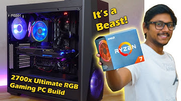 Ryzen 7 2700x Ultimate RGB Gaming PC Build 2018 !!