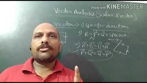 Vector Analysis Part- 1