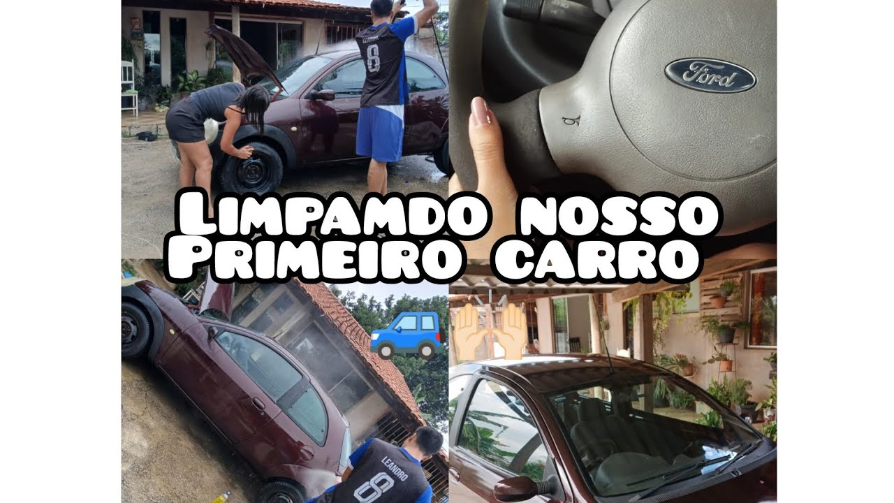 Limpando nosso Primeiro carro 🚙🫰🏻/Ford Ka
