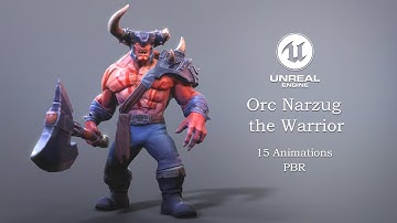 Orс Nazrug the Warrior | UE4 ANIMATION