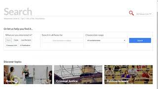 Searching LexisNexis Uni