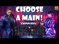 Tekken 8  how to choose your main character