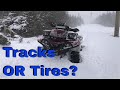 Tracks vs Tires Yamaha Grizzly 700