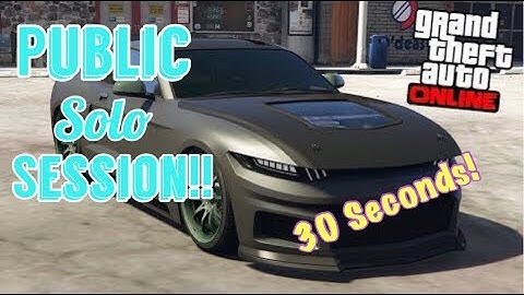 How To Get Your Own Solo Public Lobby on GTA 5 in 30 Seconds!