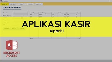 Aplikasi Kasir | Coding SQL | Microsoft Access | Part1