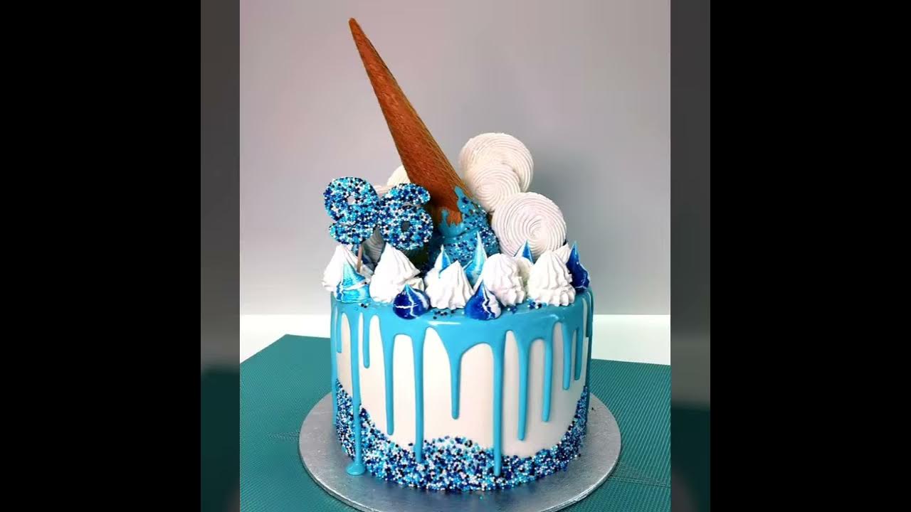 Birthday Cakes For Boys || Top Stylish Blue Cakes || Birthday ...