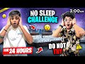 No Sleeping Challenge 💤 For 24 Hours⏰ Challenge With 9 Year Kid👶 | Bhai Vs Bhen - Mann Vlogs