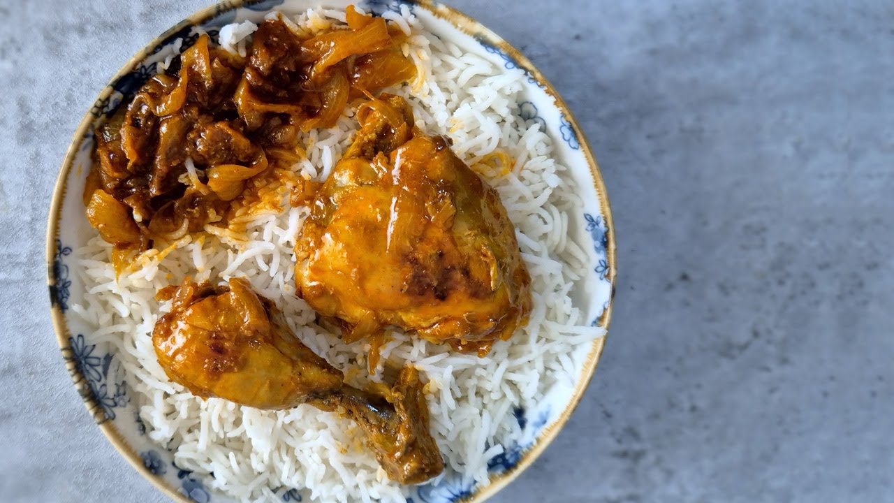 عندك دجاجة وبصل تعالي نحضر اسهل وجبة اقتصادية بدون جهد