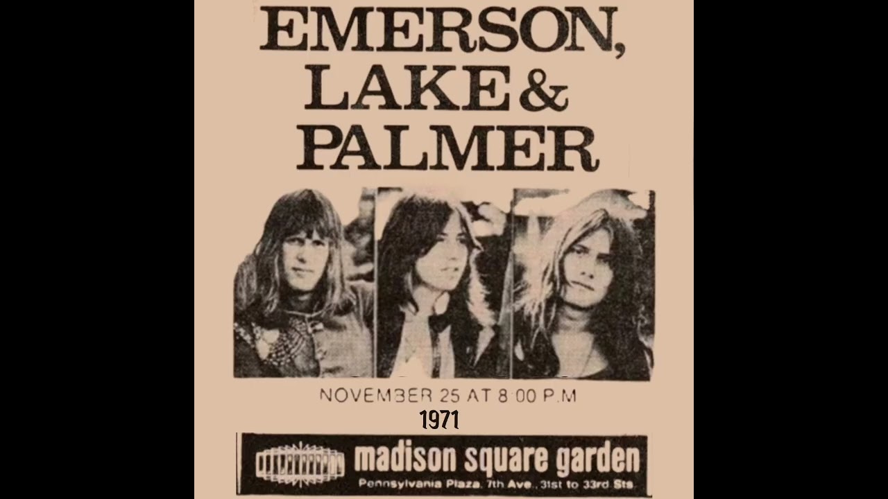 Emerson, Lake & Palmer - Madison Square Garden, 1971 [Speed
