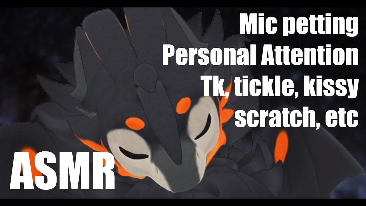 [furry ASMR] Petting you ✨🤍✨ (mic petting | personal attention | mouth sounds)