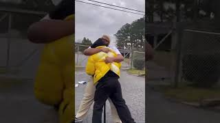 Dudes who "Fresh Out" always come out those Gates like this #Shorts