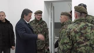 Gašić obišao radove u kasarni „Stefan Nemanja“ u Raški – veliki projekti u toku!
