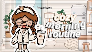 cozy weekend morning routine // aesthetic toca routines