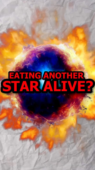 This Star Eats Other Stars! 😱 #space #shorts #science #star