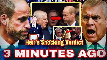William Cut All Ties with Prince Andrew After Shocking Scandal At Duchess of Kent’s Funeral!